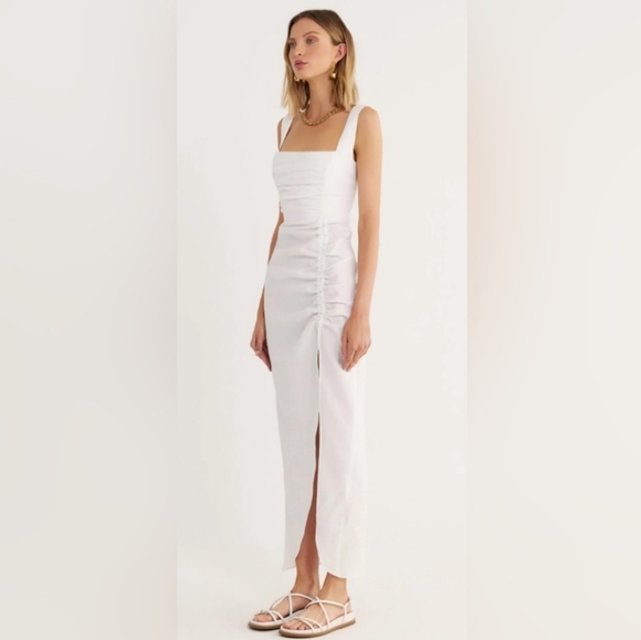 NWT Revolve Rumer Estelle Dress in White - Picture 3 of 7